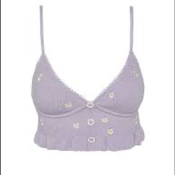 ‼️NEW‼️For Love And Lemons Embroidered Buds Tank Top XXS - Picture 2 of 5